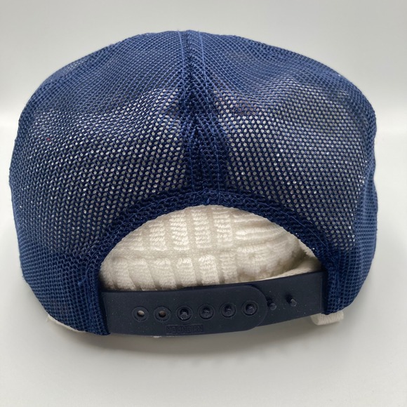 Vintage Clover Leaf Trucker Hat Navy Blue Mesh Snapback Adult One Size Fits All - Picture 5 of 8